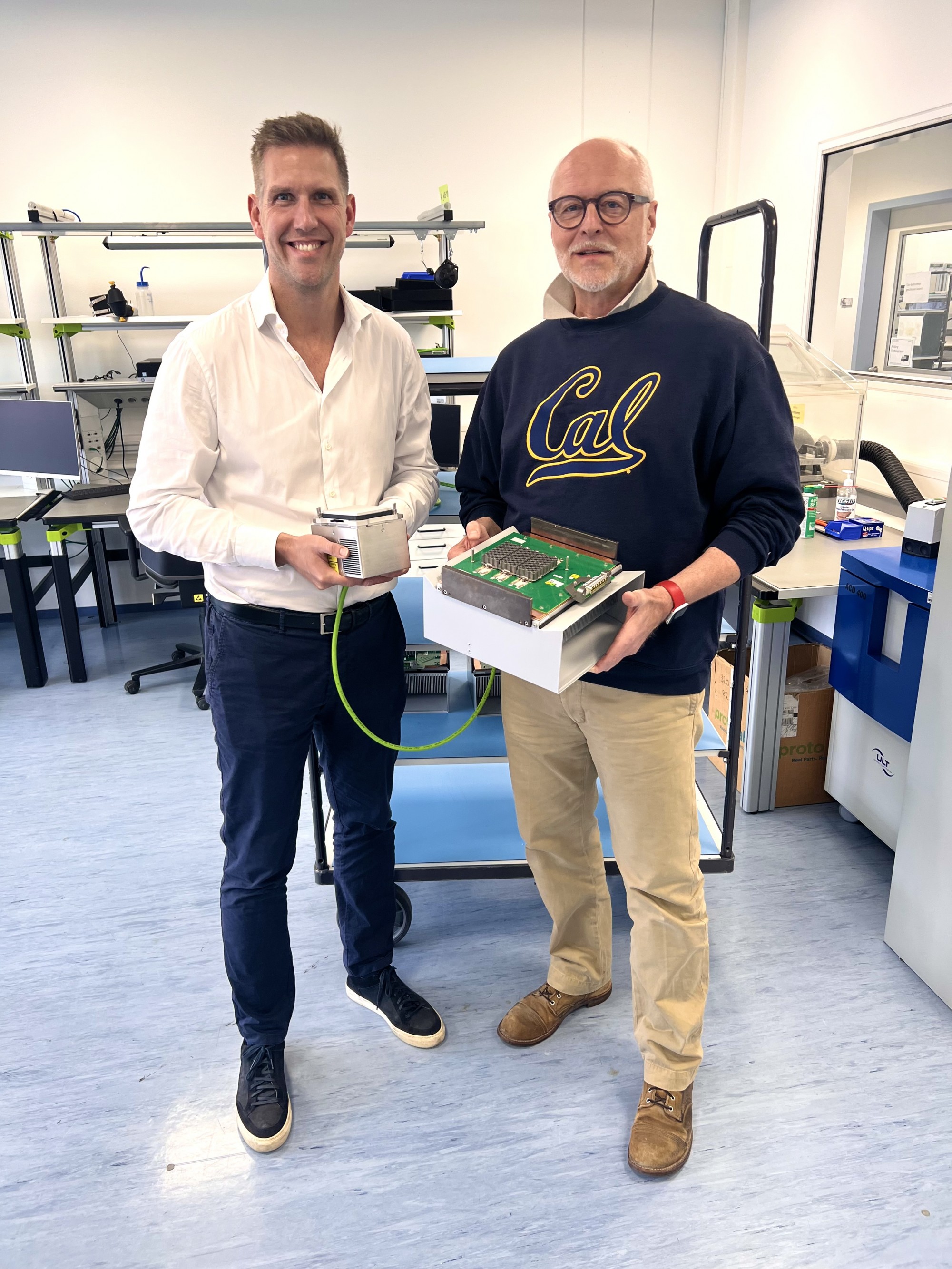 Inheco co-managing directors Steven Williams and Günter Tenzler